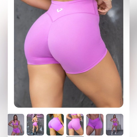 Violate the Dress Code Allure V Front Shorts - Picture 6 of 6